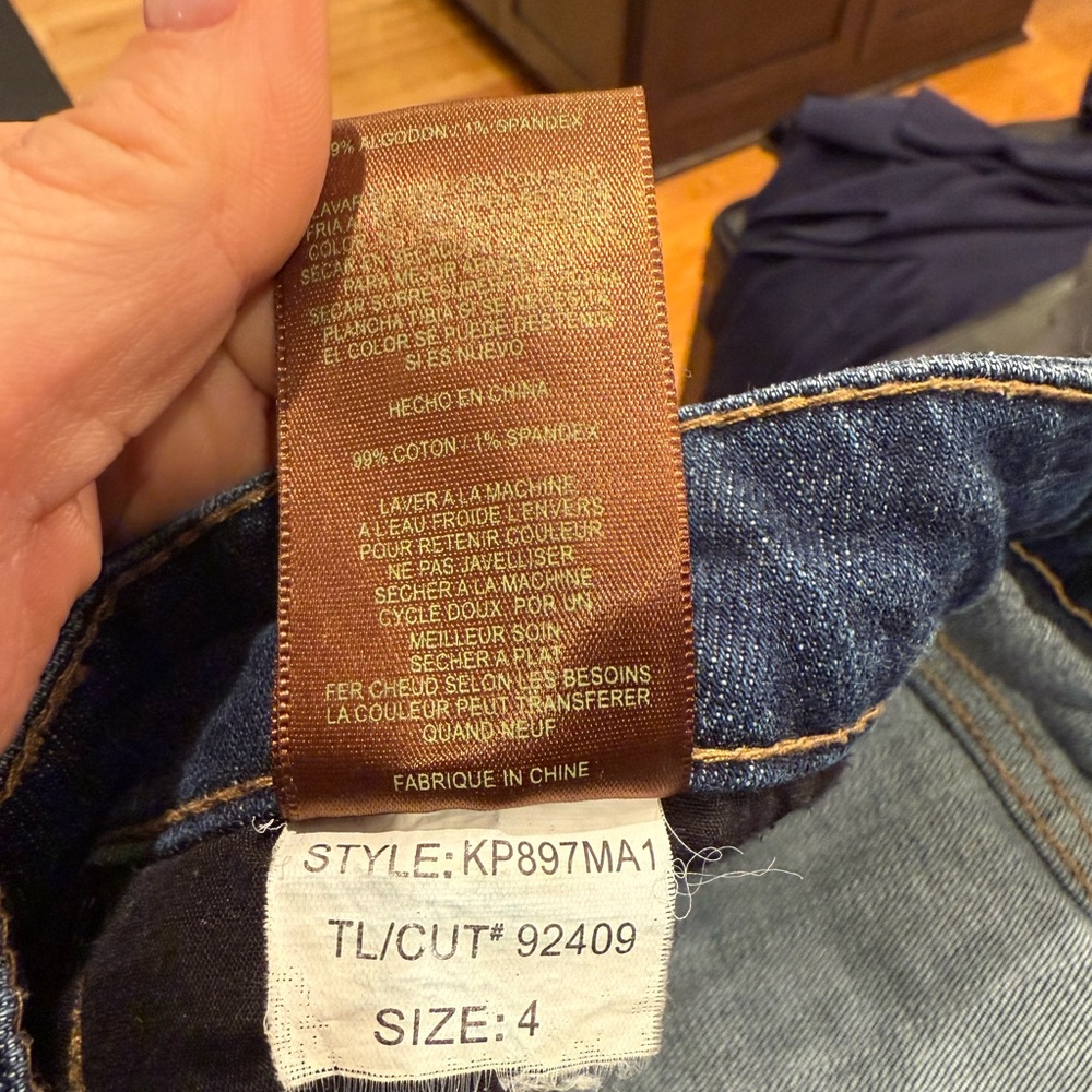 KUT FROM THE KLOTH Size 4 Catherine Boyfriend Jeans Dark Wash KP897MA1 - Picture 9 of 9